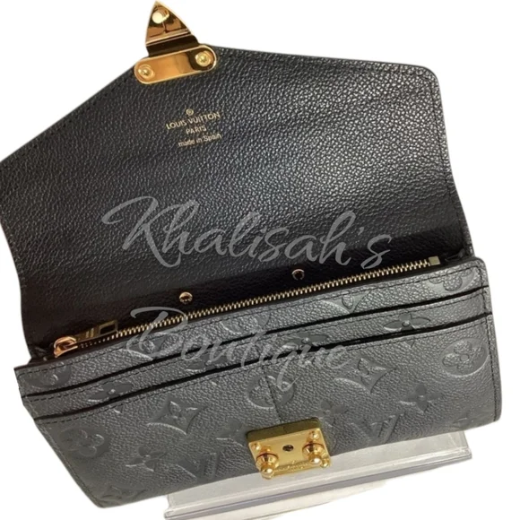 Louis Vuitton Metis Wallet Monogram LV Empreinte Black In EXCELLENT CONDITION - Picture 9 of 16